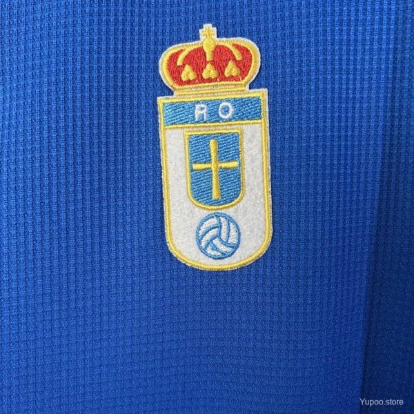 Maglia Retro Real Oviedo 1996-1997 Blu stemma
