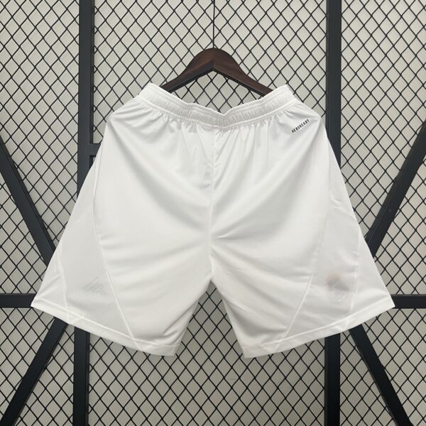 Pantaloncini Real Madrid 2024-2025 Bianchi vita posteriore