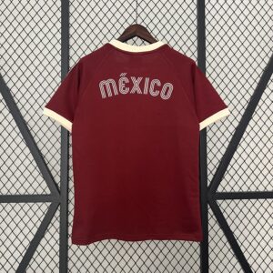 Maglia retro Messico 1990 rossa con numero