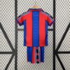 Completo retro bambino FC Barcelona 1995-1997 con numero