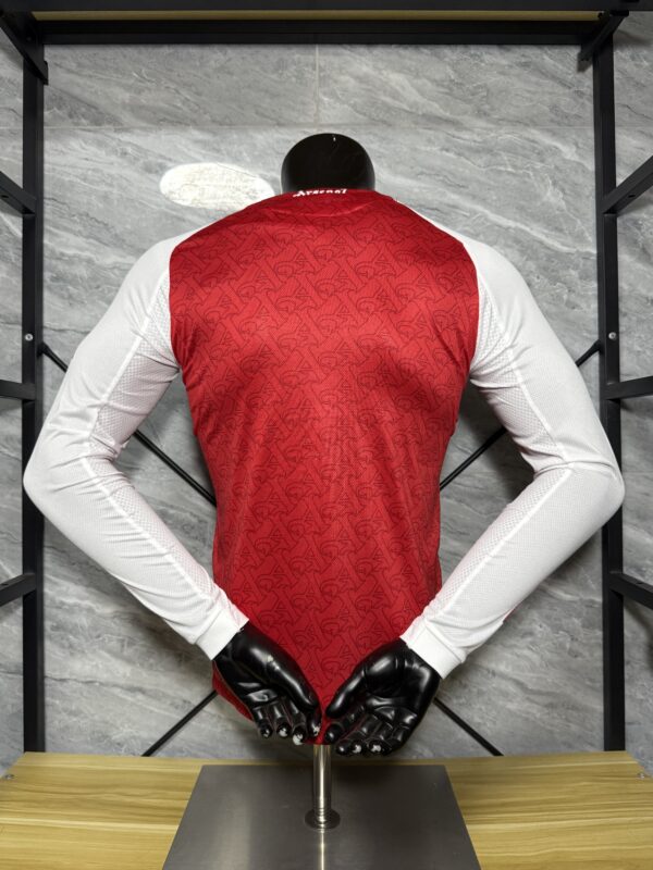 Maglia Arsenal manica lunga 2025-2026 con numero