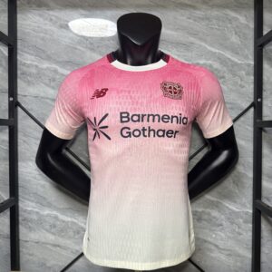 Maglia Bayer Leverkusen bianco/rosa 2025-2026