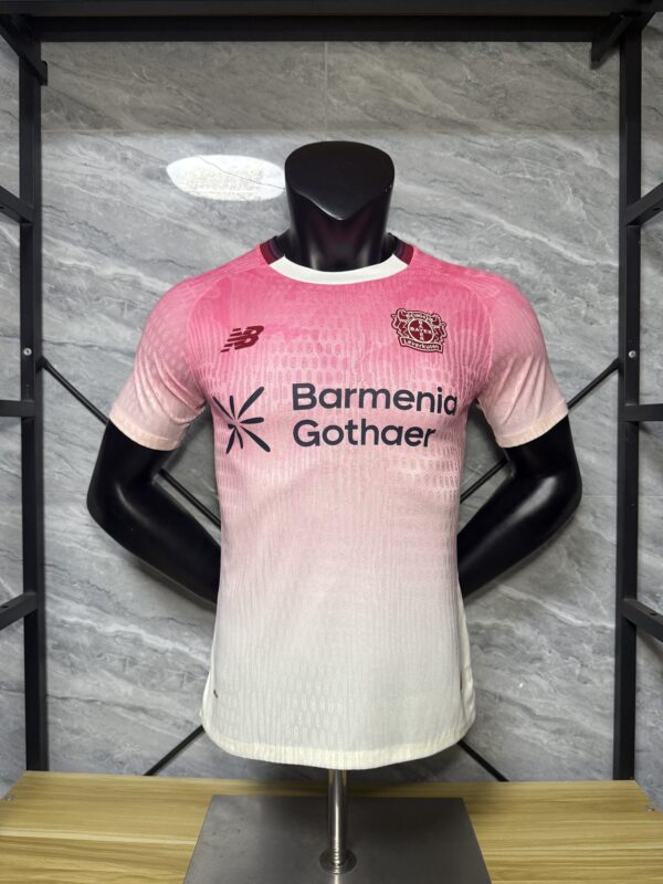 Maglia Bayer Leverkusen bianco/rosa 2025-2026