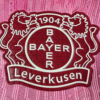Maglia Bayer Leverkusen bianco/rosa 2025-2026 stemma