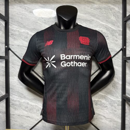 Maglia Bayer Leverkusen nera 2025-2026 Maglia Bayer Leverkusen nera 2025-2026
