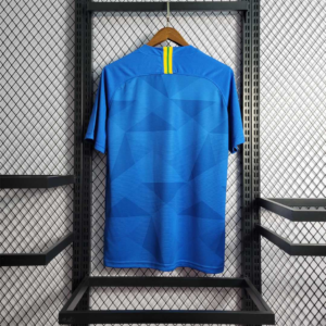 Maglia Retrò Blu Brasile 2018 dorso