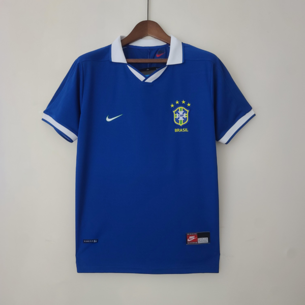 Maglia Retro Brasile 1997 Blu