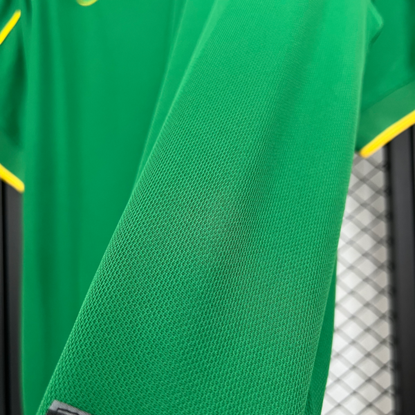 Maglia Retro Verde Brasile 1998-2000 laterale