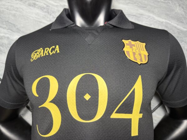 Maglietta Yamal 304 FC Barcelona nera 2025-2026 collo