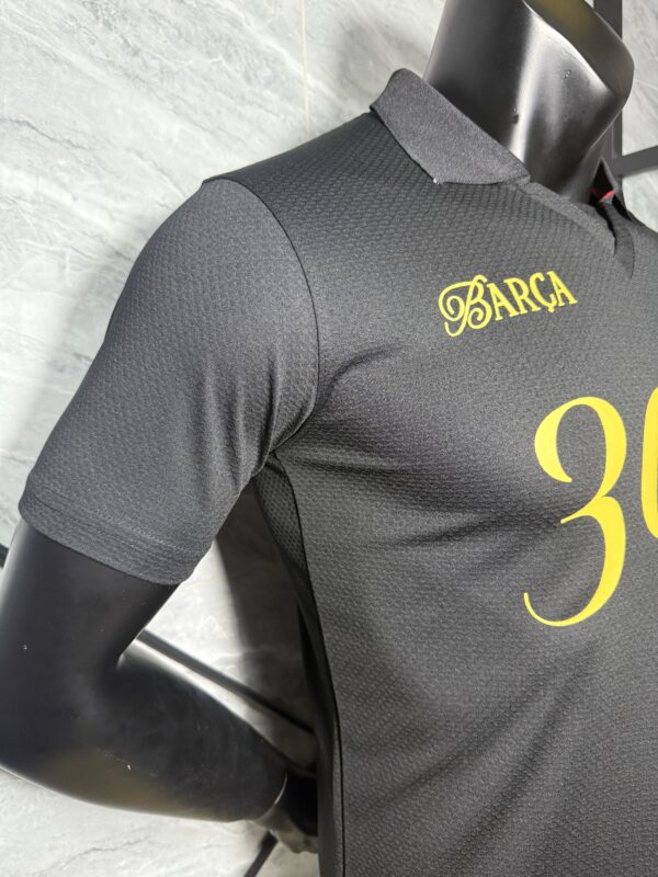 Maglietta Yamal 304 FC Barcelona nera 2025-2026 manica