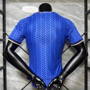 Maglia azzurra Italia Mondiale 2026 con numero