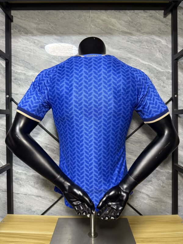 Maglia azzurra Italia Mondiale 2026 con numero