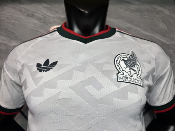 Maglia bianca Messico Mondiale 2026 collo