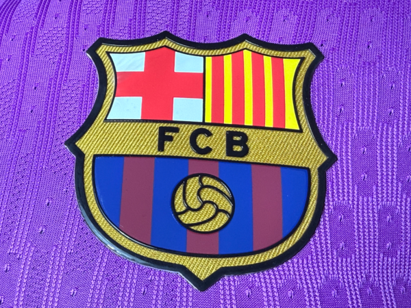 Maglia da allenamento FC Barcellona viola 2025-2026 stamma