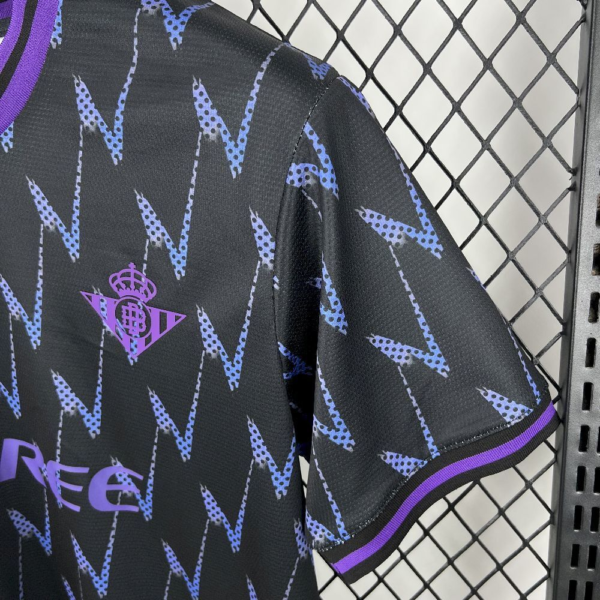 Maglia Allenamento Real Betis Nera 2025-2026 manica