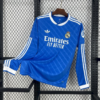 maglia a maniche lunghe Real Madrid blu 2025-2026