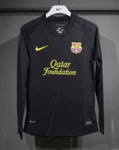Maglia nera FC Barcelona manica lunga 2011-2012