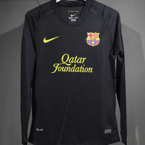 Maglia nera FC Barcelona a maniche lunghe 2011-2012