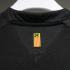 Maglia nera FC Barcelona a maniche lunghe 2011-2012 collo anteriore
