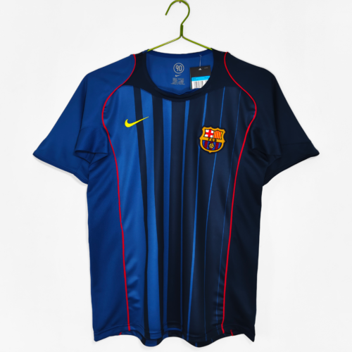 Maglietta retrò FC Barcelona blu 2004-2005
