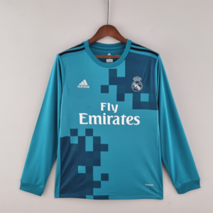 Maglia retrò Real Madrid 2017–2018 a maniche lunghe