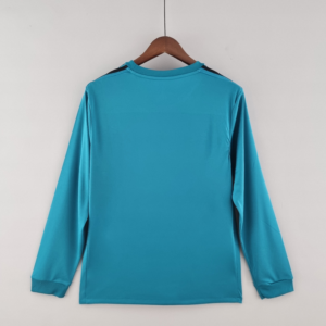 Maglia retrò Real Madrid 2017–2018 a maniche lunghe con numero