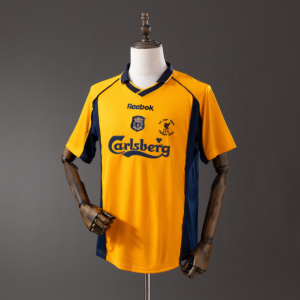 Maglia retro gialla Liverpool 2000-2001