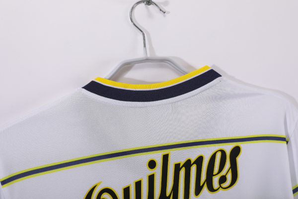 maglia retrò bianca Boca Juniors 1999 collo anteriore