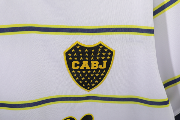 maglia retrò bianca Boca Juniors 1999 stemma