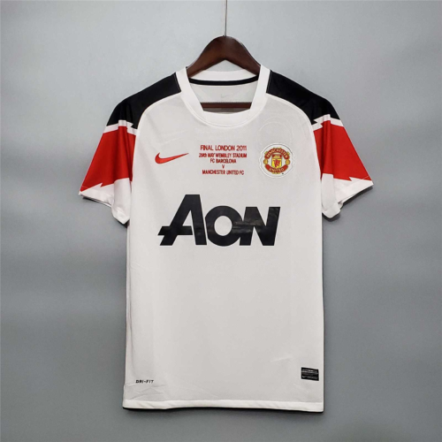 Maglia retro bianca Manchester United 2010-2011