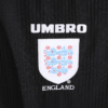 maglia retro Nazionale Inghilterra nera 1998 stemma
