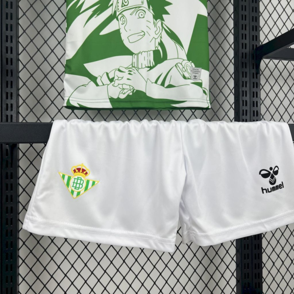 Completo bambino Naruto Real Betis 2025-2026 bianco
