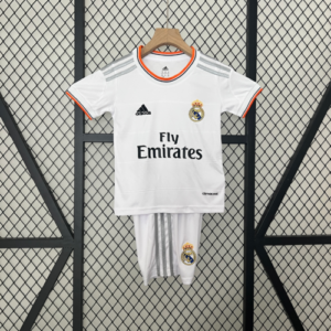 Completo retrò bambino Bianco Real Madrid 2013-2014