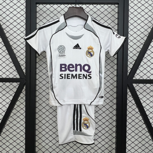 Completo retro bambino Real Madrid 2006-2007