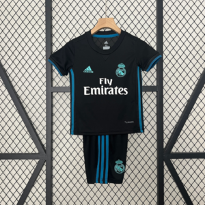 Completo retro bambino Nero Real Madrid 2017-2018