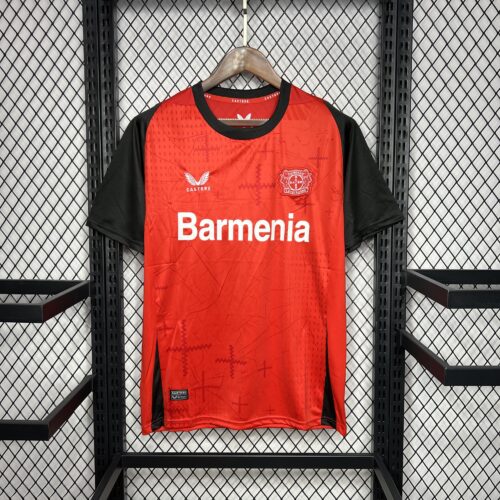 Maglia-Bayer-Leverkusen-2024-2025-Prima-Divisa-Versione-Fan Maglia-Bayer-Leverkusen-2024-2025-Prima-Divisa-Versione-Fan