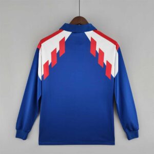 Maglia Retro Francia 1988-1990 Manica Lunga dorsale