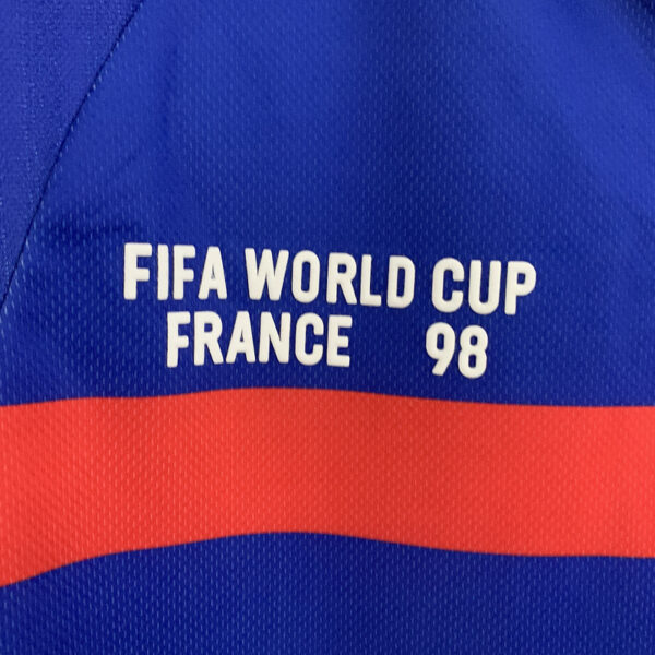Maglia Retro Francia 1998 Manica Lunga patch
