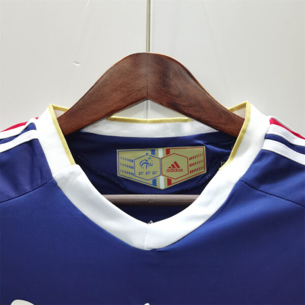 Maglia Retro Francia Sudafrica 2010 colletto anteriore