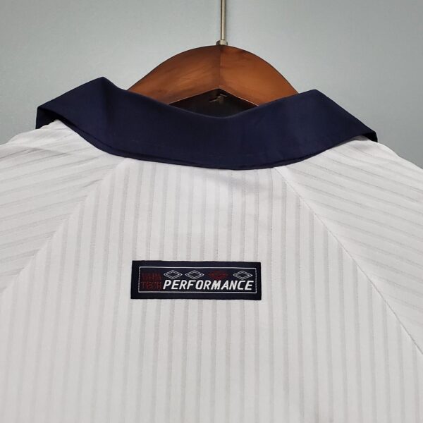 Maglia Retro Inghilterra Beckham 1998 Manica Lunga collo anteriore