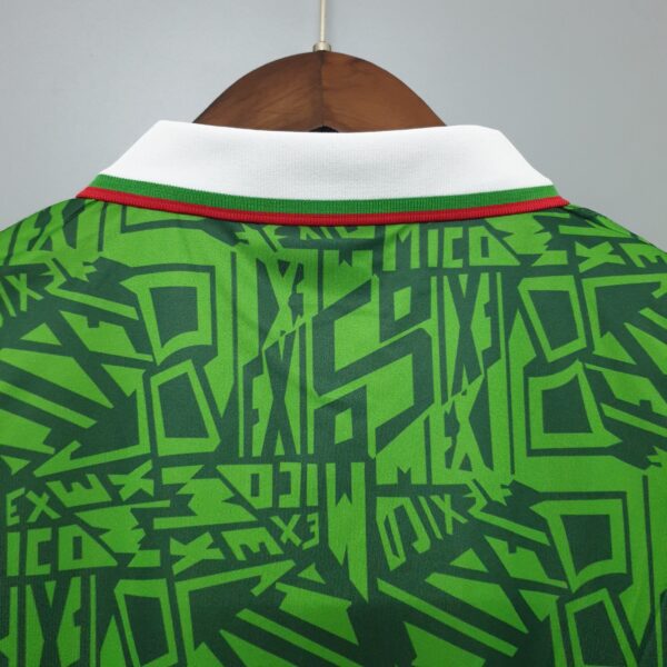 Maglia Retro Messico 1994 verde collo