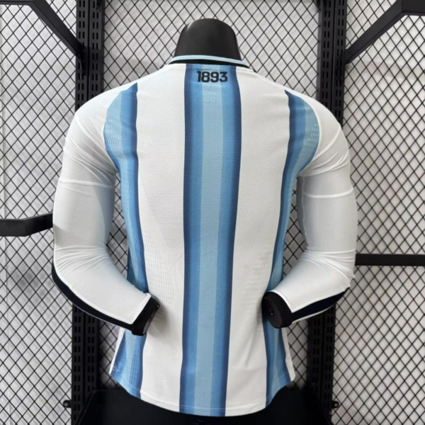 Camiseta Argentina Manga larga Mundial 2026 manga D con numero