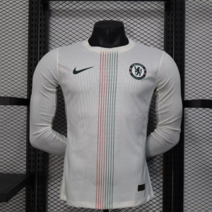 Maglia Bianca Chelsea Manica Lunga 2025-2026
