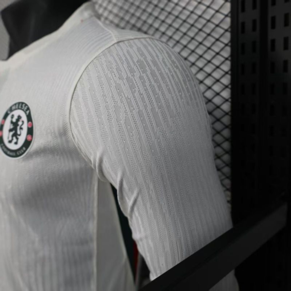 Maglia Bianca Chelsea Manica Lunga 2025-2026 manica