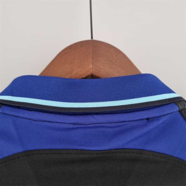 Maglia Atletico Madrid 2022-2023 Nera collo anteriore