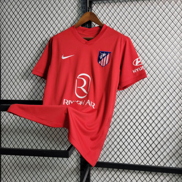 Maglia Atletico Madrid 2023-2024 Rossa laterale