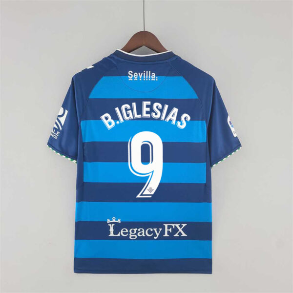 Maglia Real Betis 2022-2023 Blu dorsale B.iglesias