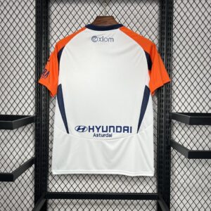 Maglia Real Oviedo Bianca 2024-2025 con numero