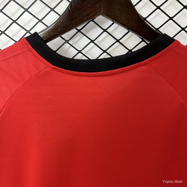 Maglia Retro Atletico Madrid 2001-2002 Rossa collo anteriore