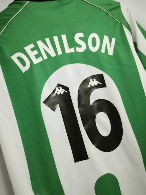 Maglia Retro Real Betis 1998-1999 Denílson collo